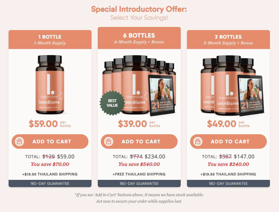 LeanBiome - best price